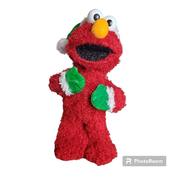 ELMO SESAME STREET LIGHT UP 18 “ CHRISTMAS FIGURE - Picture 2 of 10